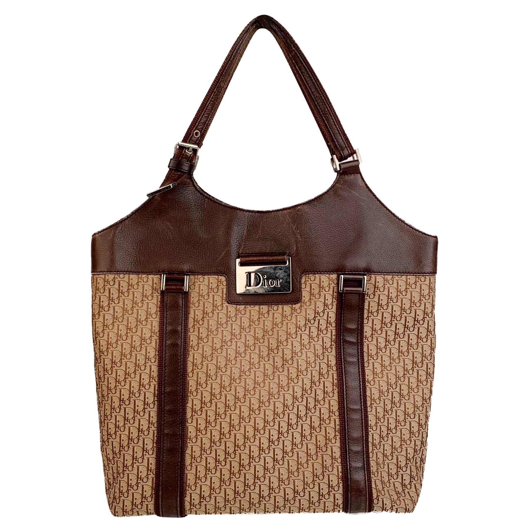 monogram canvas tote