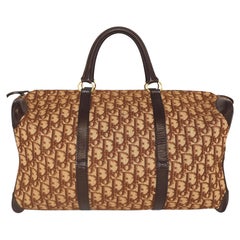 Christian Dior Brown Diorissimo Trotter Boston "Weekender" Bag, 1999.