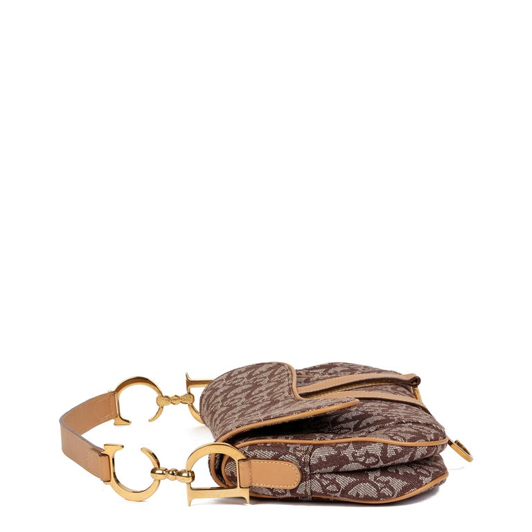 Saddle leather handbag Dior Brown in Leather - 23521424