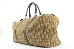 Christian Dior Brown Monogram Trotter Boston Duffle Bag 862812