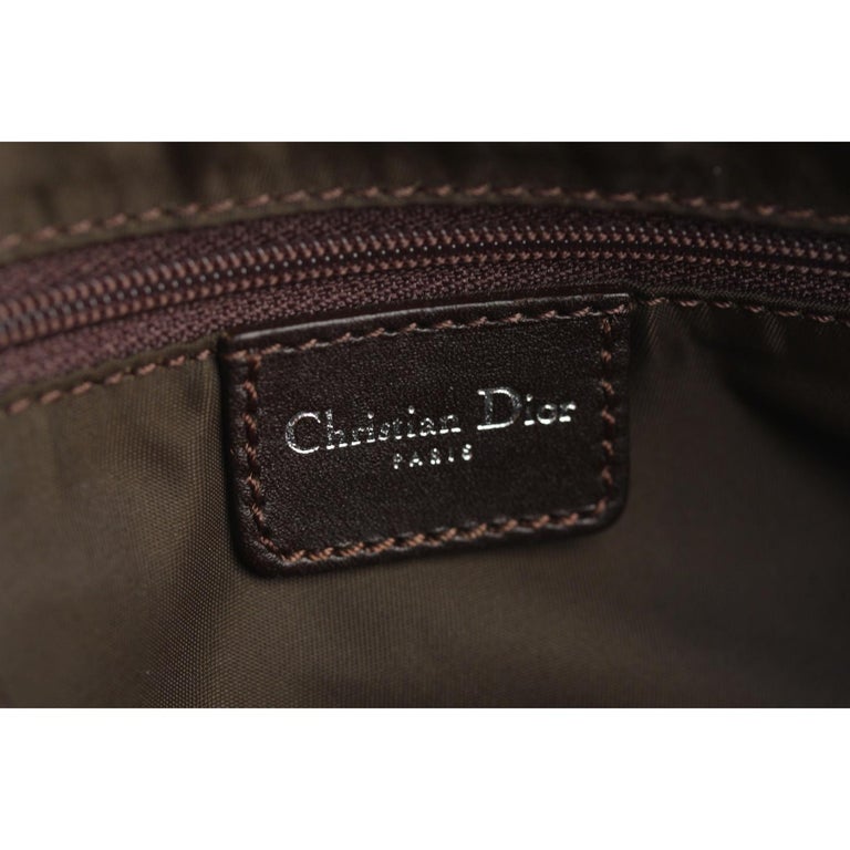 MINT! Authentic Vintage Christian Dior Romantique Logo Trotter Brown Bag