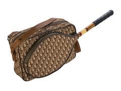 Christian Dior Brown Oblique Tennis Bag