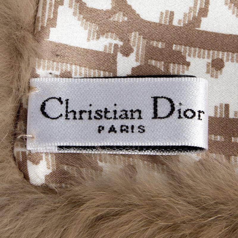 dior rabbit scarf