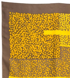 Christian Dior Brown Silk Scarf