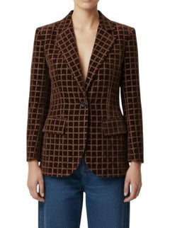 Christian Dior Brown Velvet Jacket