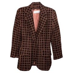 Christian Dior Brown Velvet Jacket