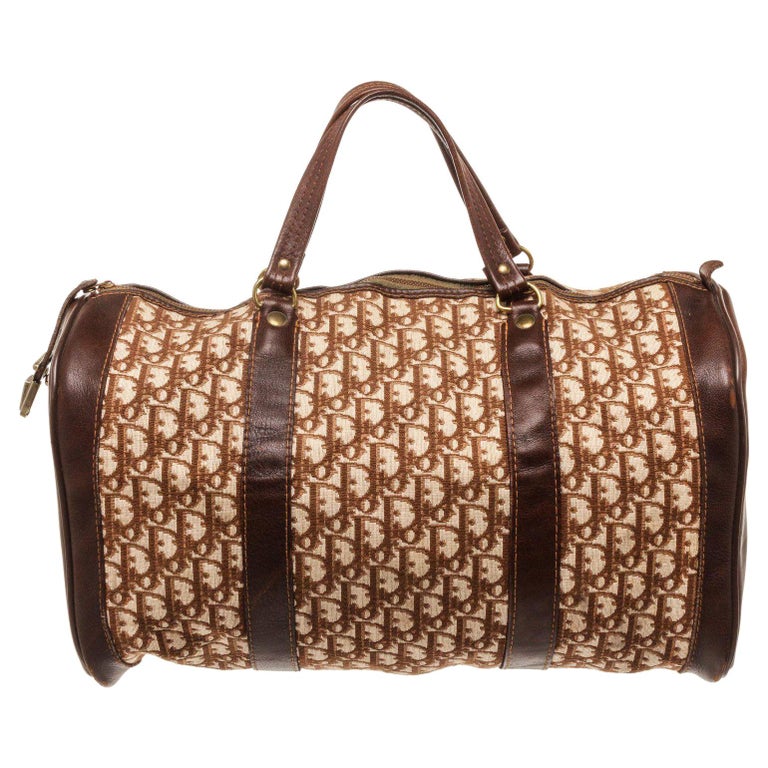 Dior monogram top duffle bag