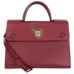 CHRISTIAN DIOR Borsa a tracolla DIOREVER MEDIUM in pelle bordeaux