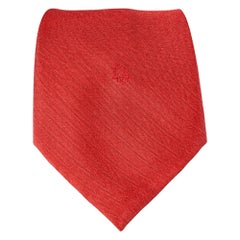 CHRISTIAN DIOR Burgundy Logo Tie