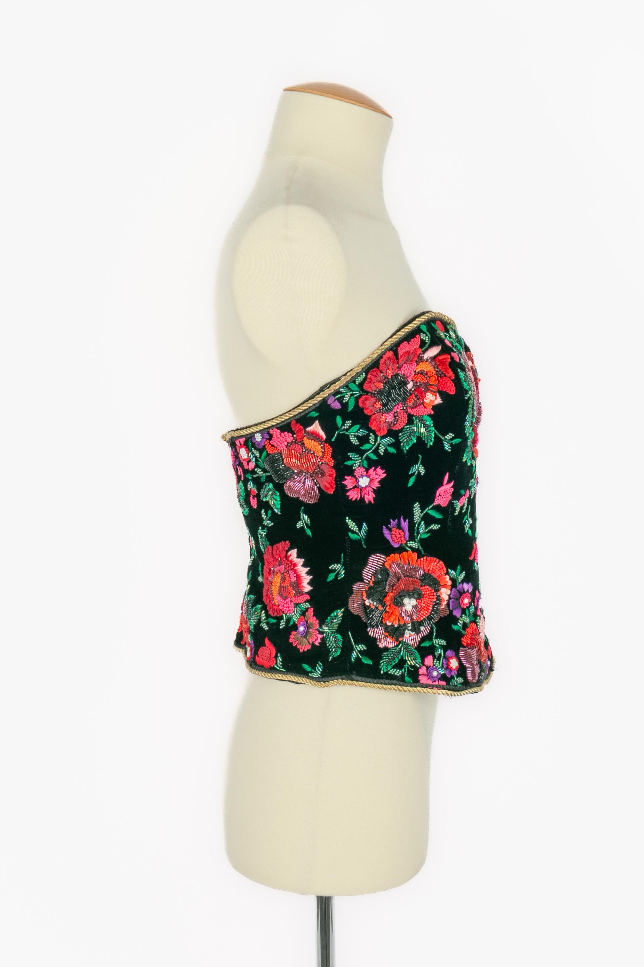 Christian Dior bustier top im Zustand „Hervorragend“ im Angebot in SAINT-OUEN-SUR-SEINE, FR