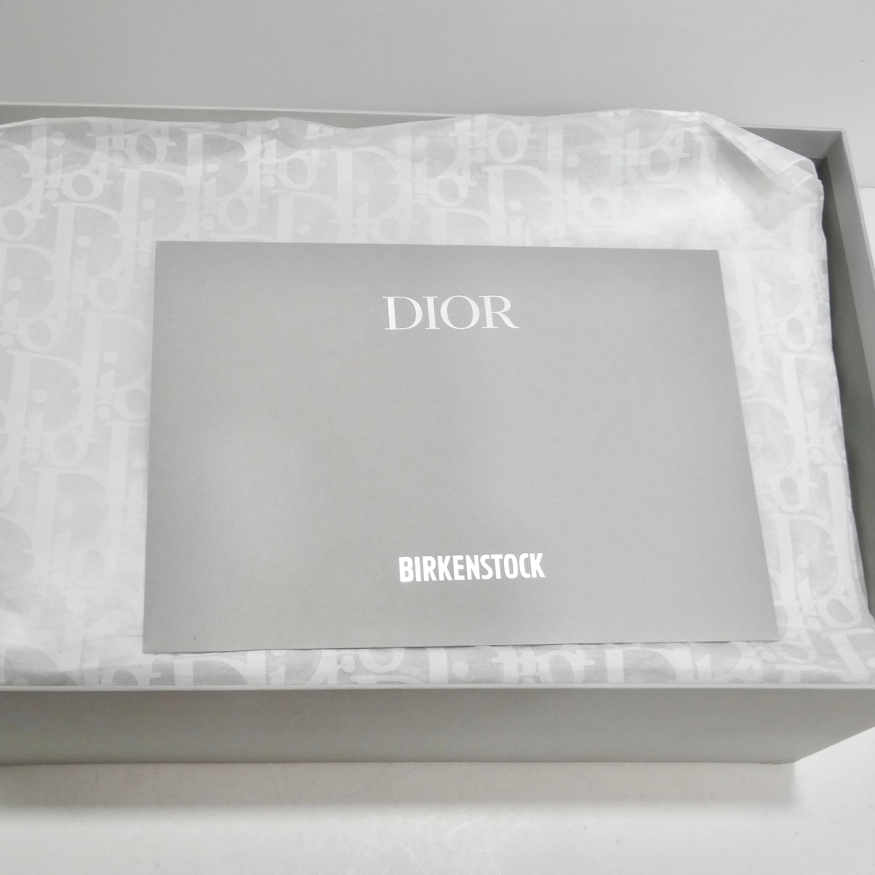 Christian Dior By Birkenstock Milano Sandal Grey 7