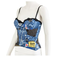 Christian Dior by Galliano 2001 Miss Diorella Trompe L'oeil Bustier size 90C
