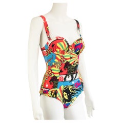 Costume da bagno Christian Dior by Galliano 2004 Rasta Mania taglia 90C
