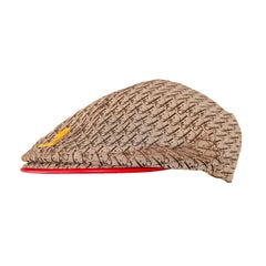 Christian Dior by Galliano 2004 Rasta Monogram Flat Cap