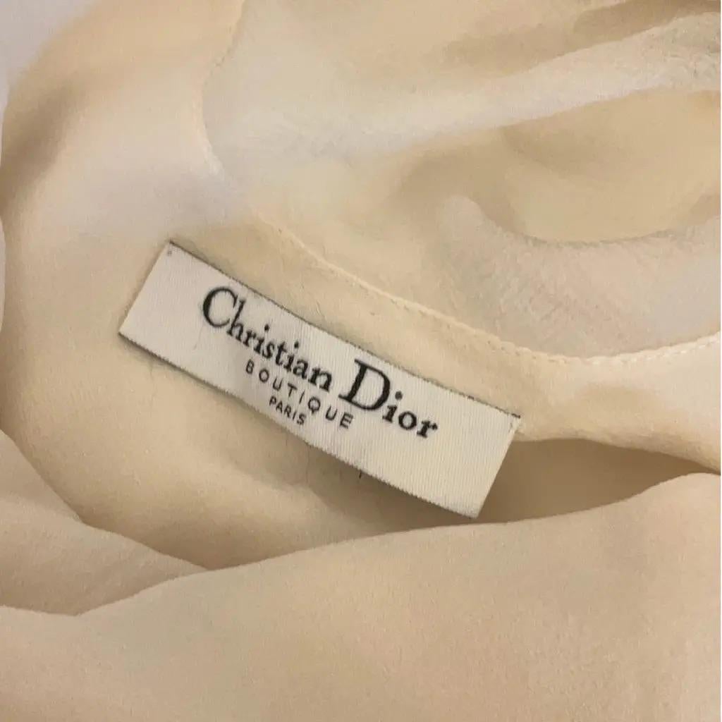Christian Dior By Galliano 2006 Silk Ruffle Dress In Good Condition In Hong Kong, HK