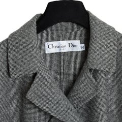 Christian Dior by Galliano 2009 Veste FR46 Black White Wool Bar Jacket UK18 US14