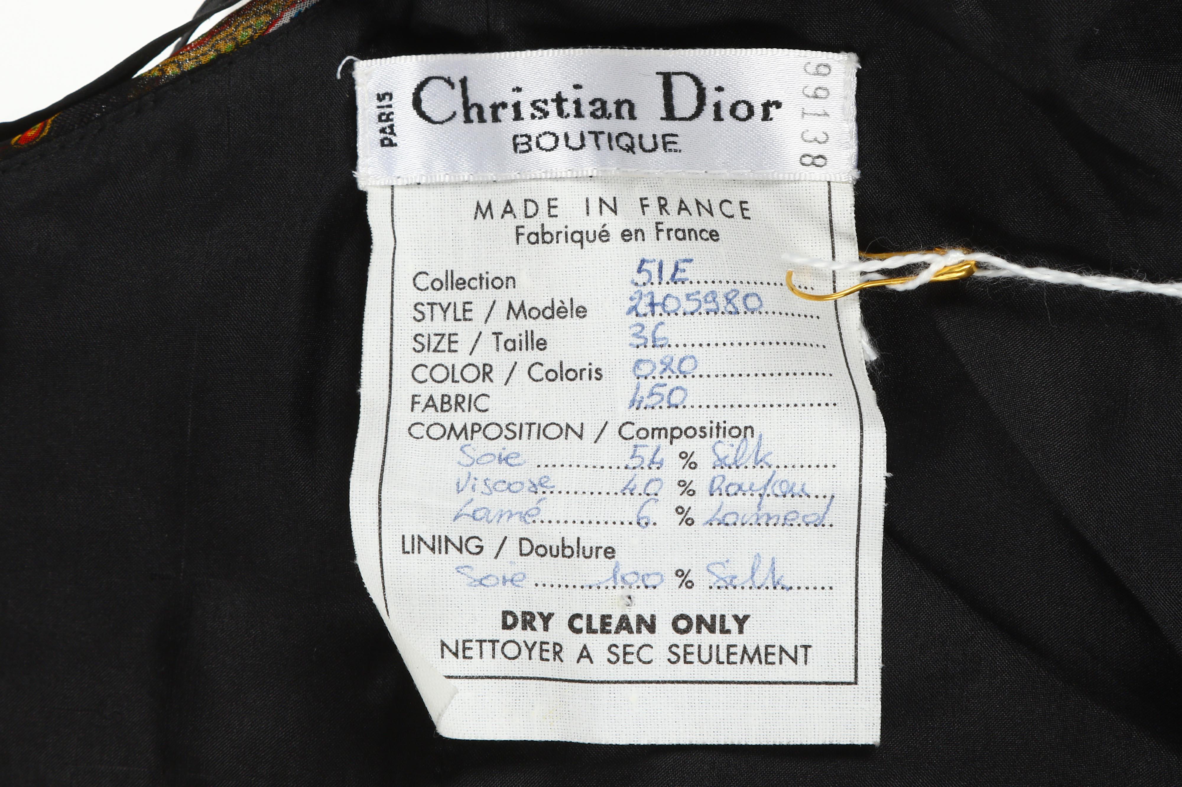 Women's Christian Dior by Galliano Demi-Couture Fringed Skirt & Bustier Ensemble