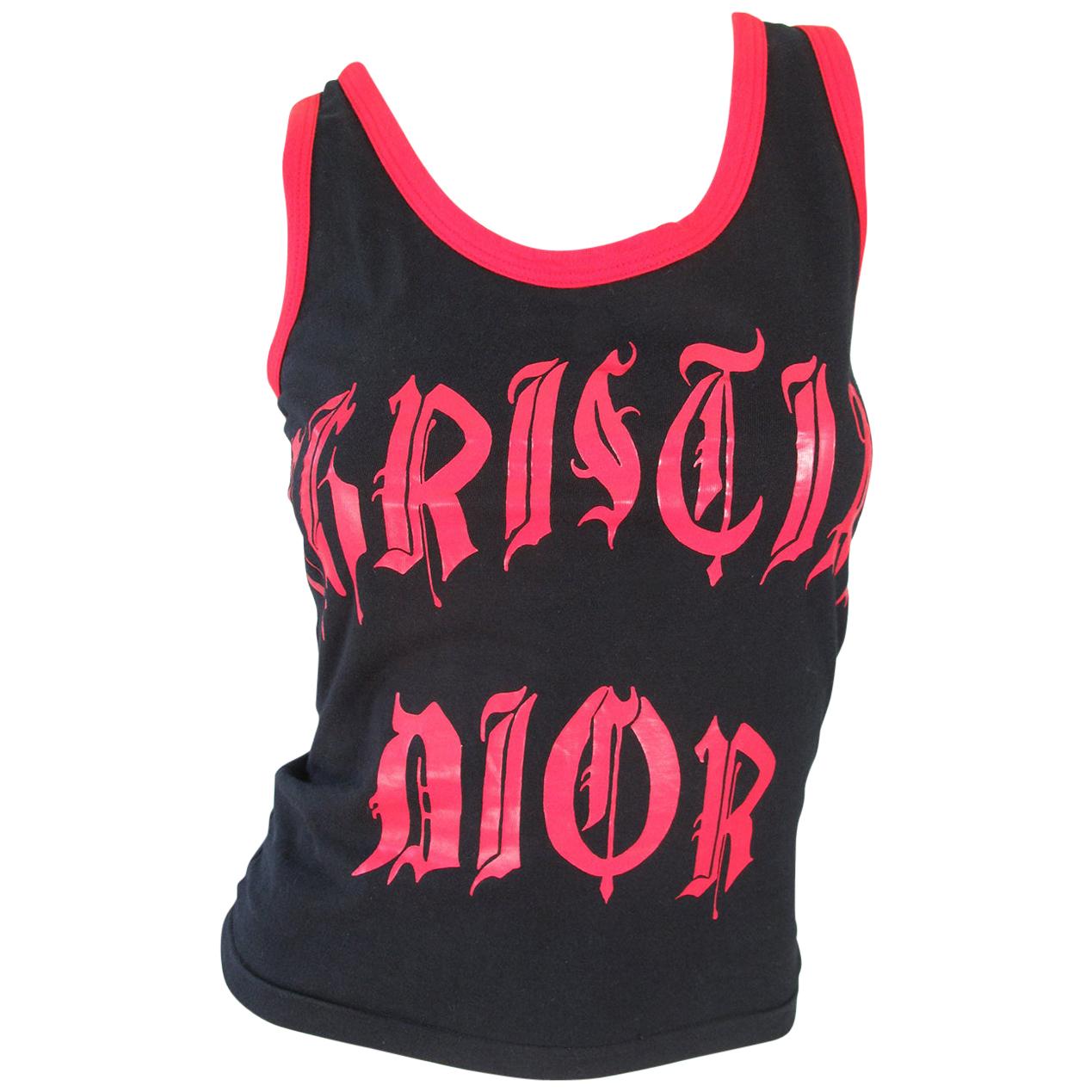 Christian Dior by Galliano Gothic Tank