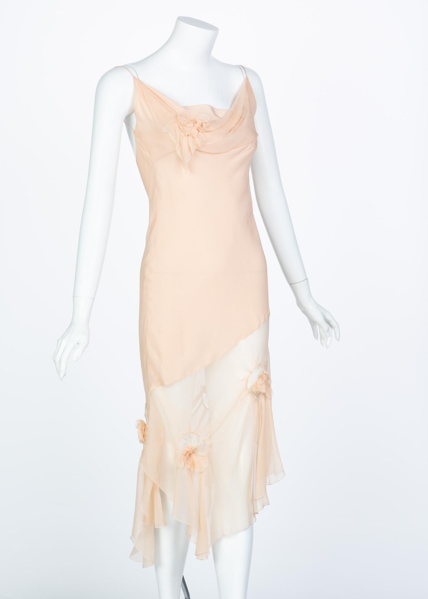 light pink slip dress