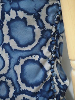 Christian Dior by Galliano Vintage One Sleeve Silk Dress Size 36
