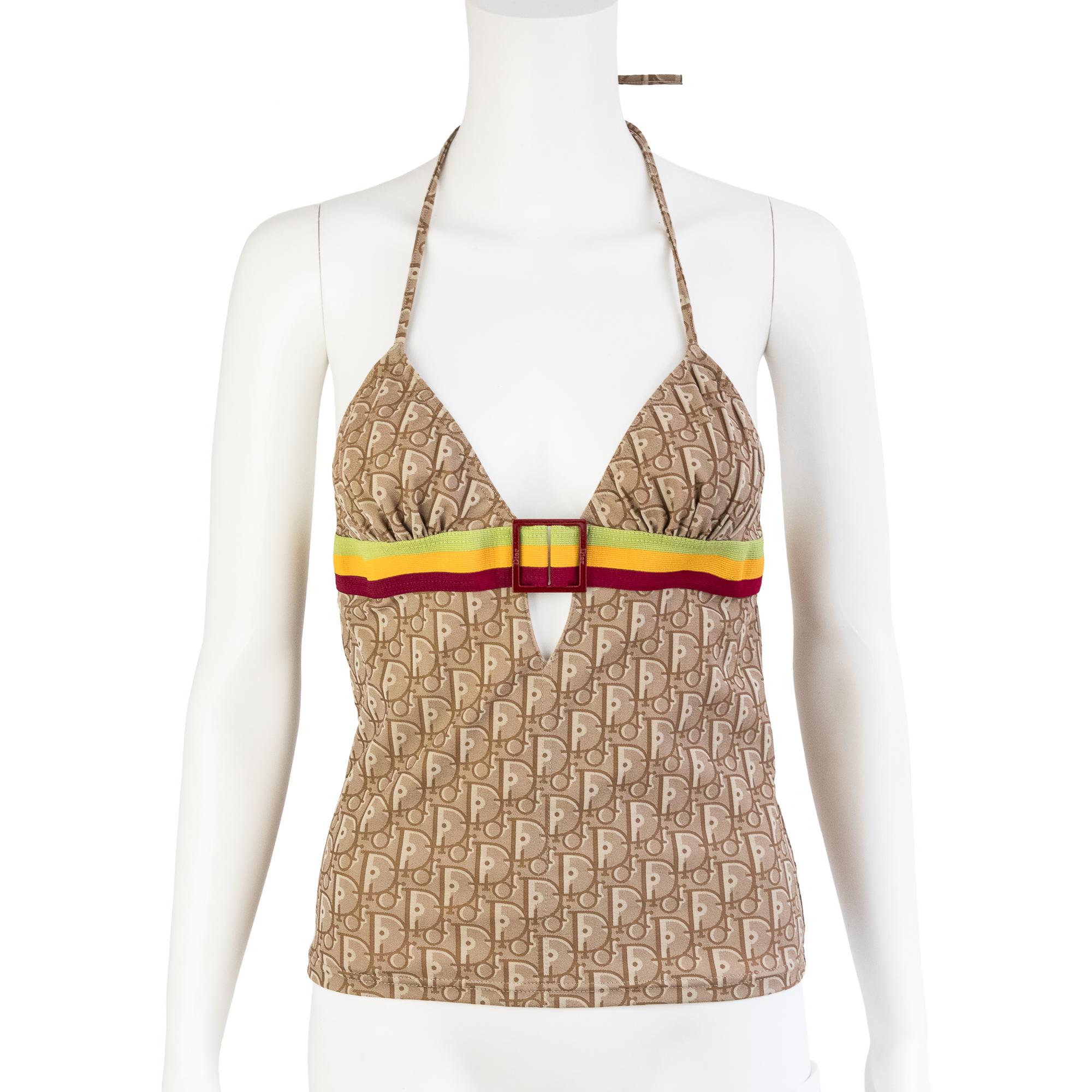 Christian Dior by Galliano Rasta 2004 Halter and Pareo Skirt Christian Dior by Galliano Rasta 2004 Halter and Pareo Skirt