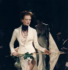 CHRISTIAN DIOR By Galliano S/s 1998 Burgundy Masai Choker and Earrings Set