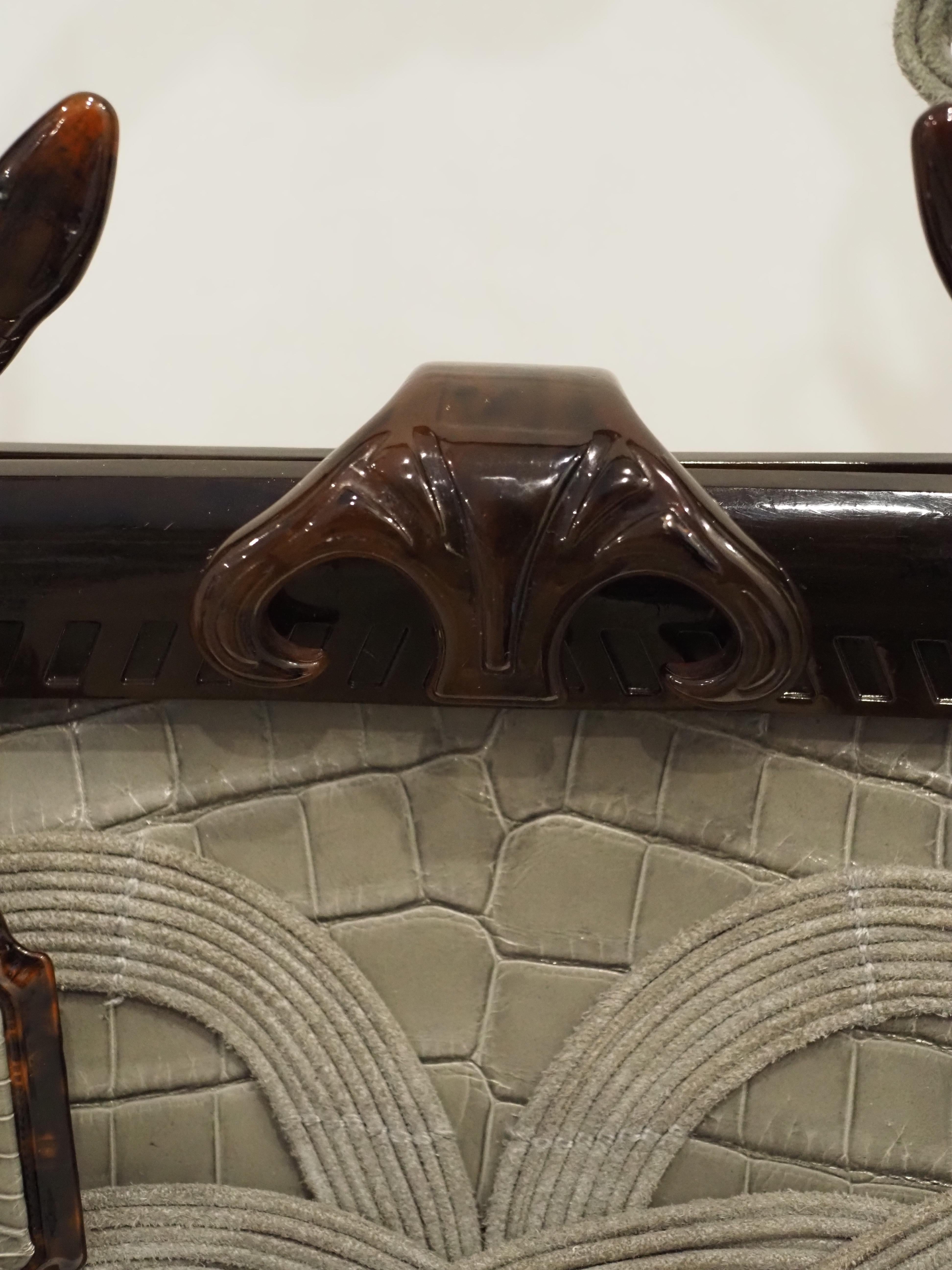 Black Christian Dior by Galliano Samourai Limited Edition bag NWOT For Sale