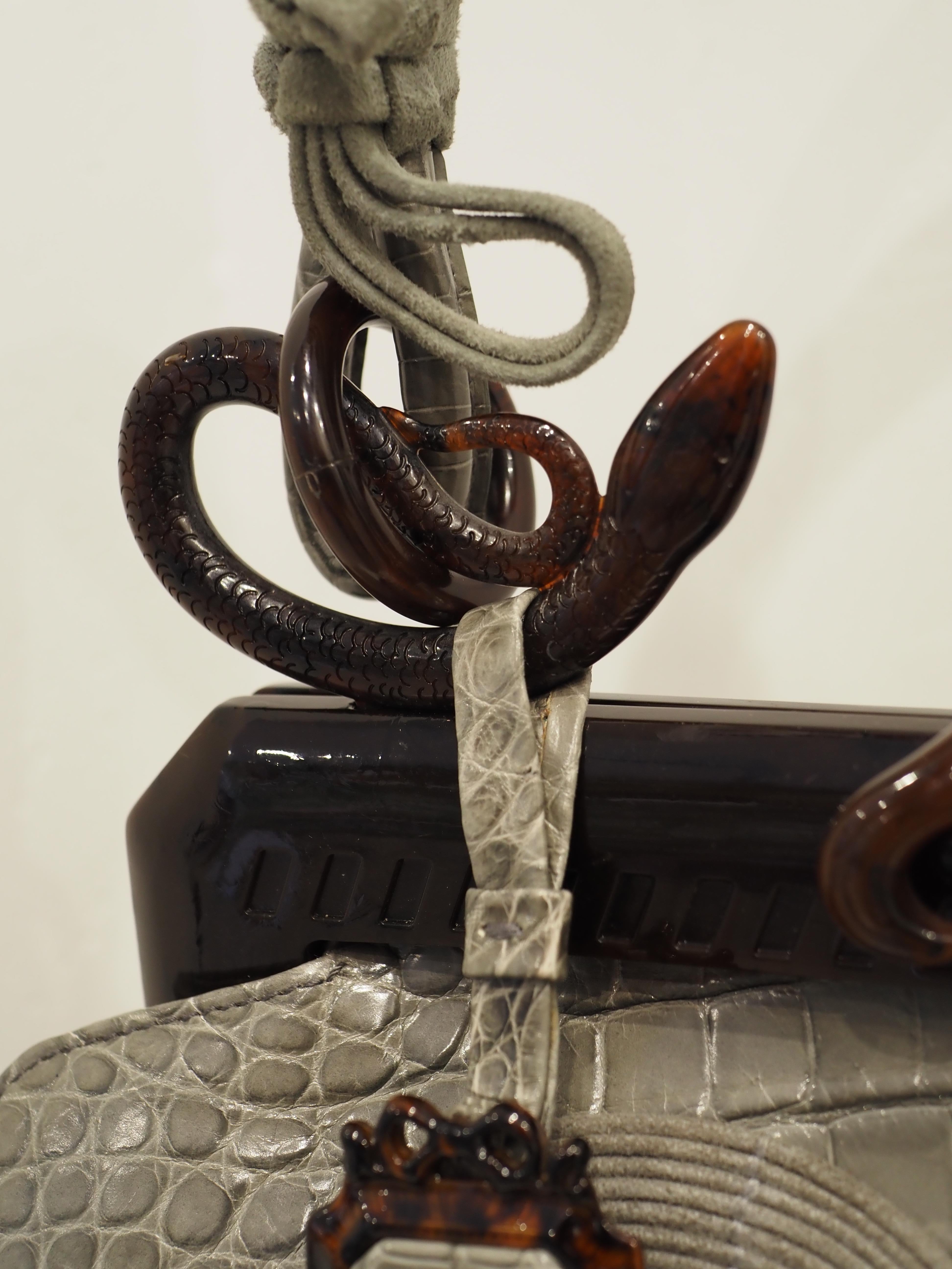 Christian Dior by Galliano Samourai Limited Edition bag NWOT For Sale 2