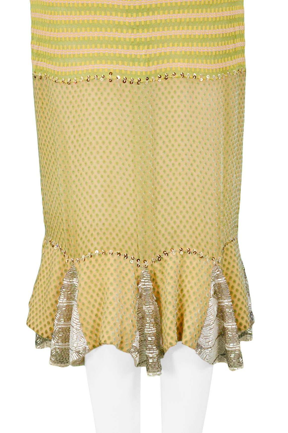 christian dior yellow dress