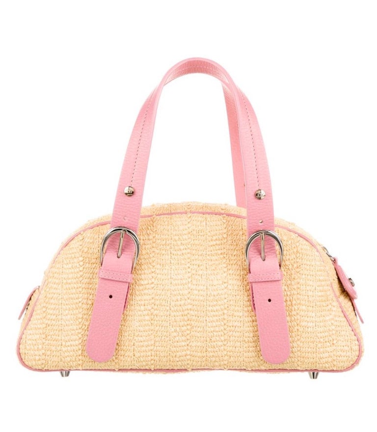 Christian Dior by GallianoLimited Edition Mini Straw Handbag with