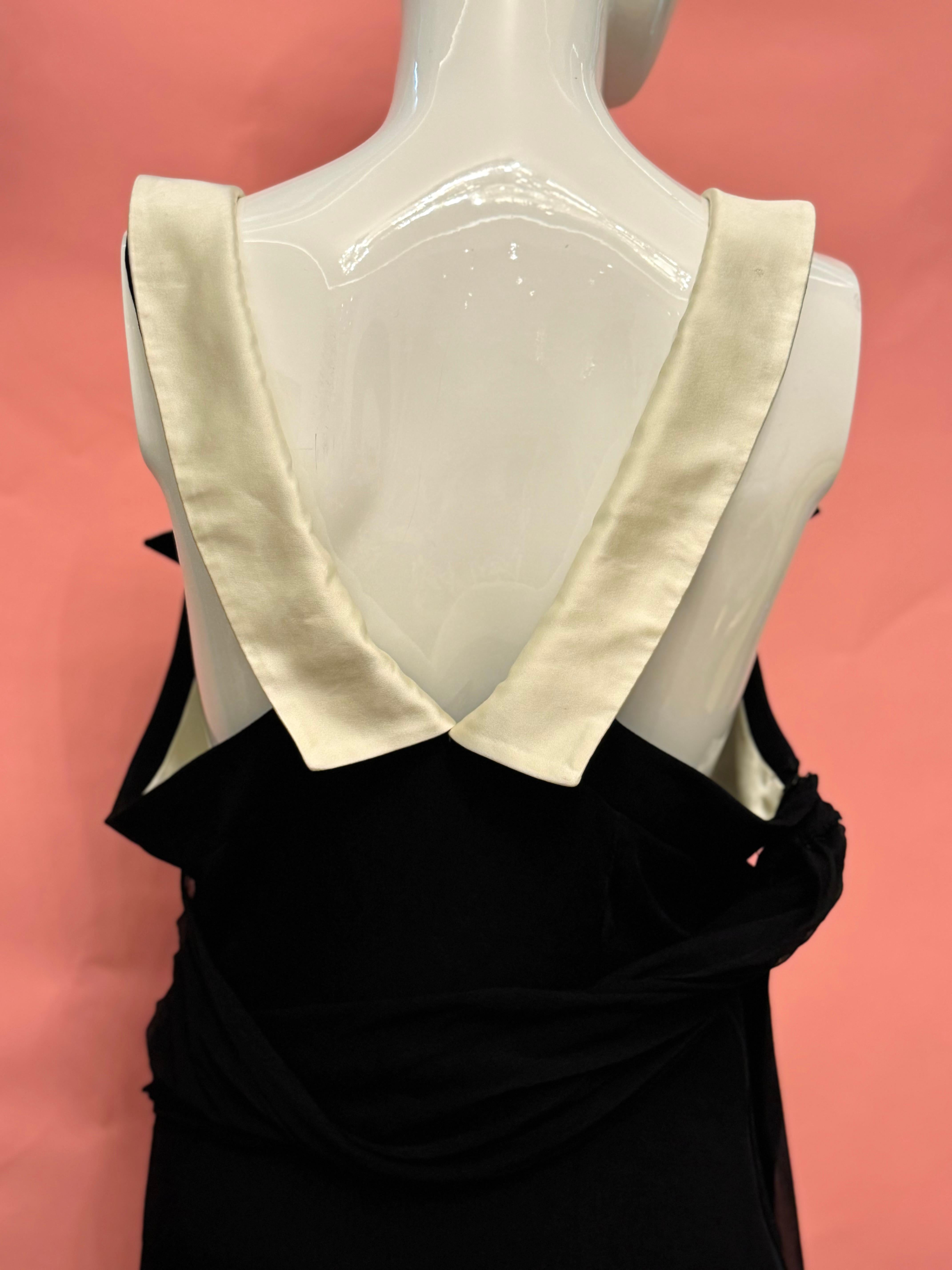 Robe du soir en soie Christian Dior by Gianfranco Ferré en vente 6