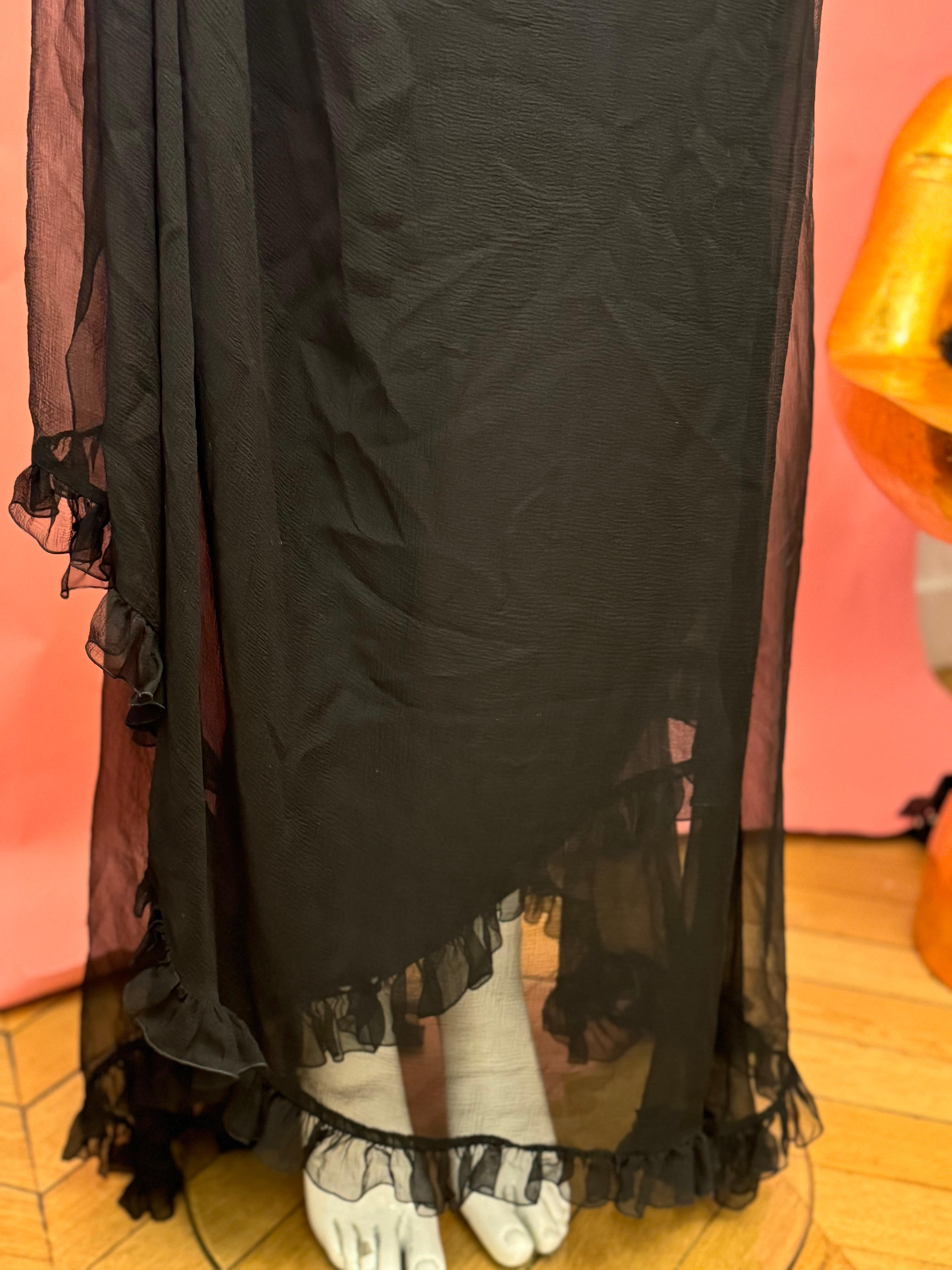 Robe du soir en soie Christian Dior by Gianfranco Ferré en vente 1