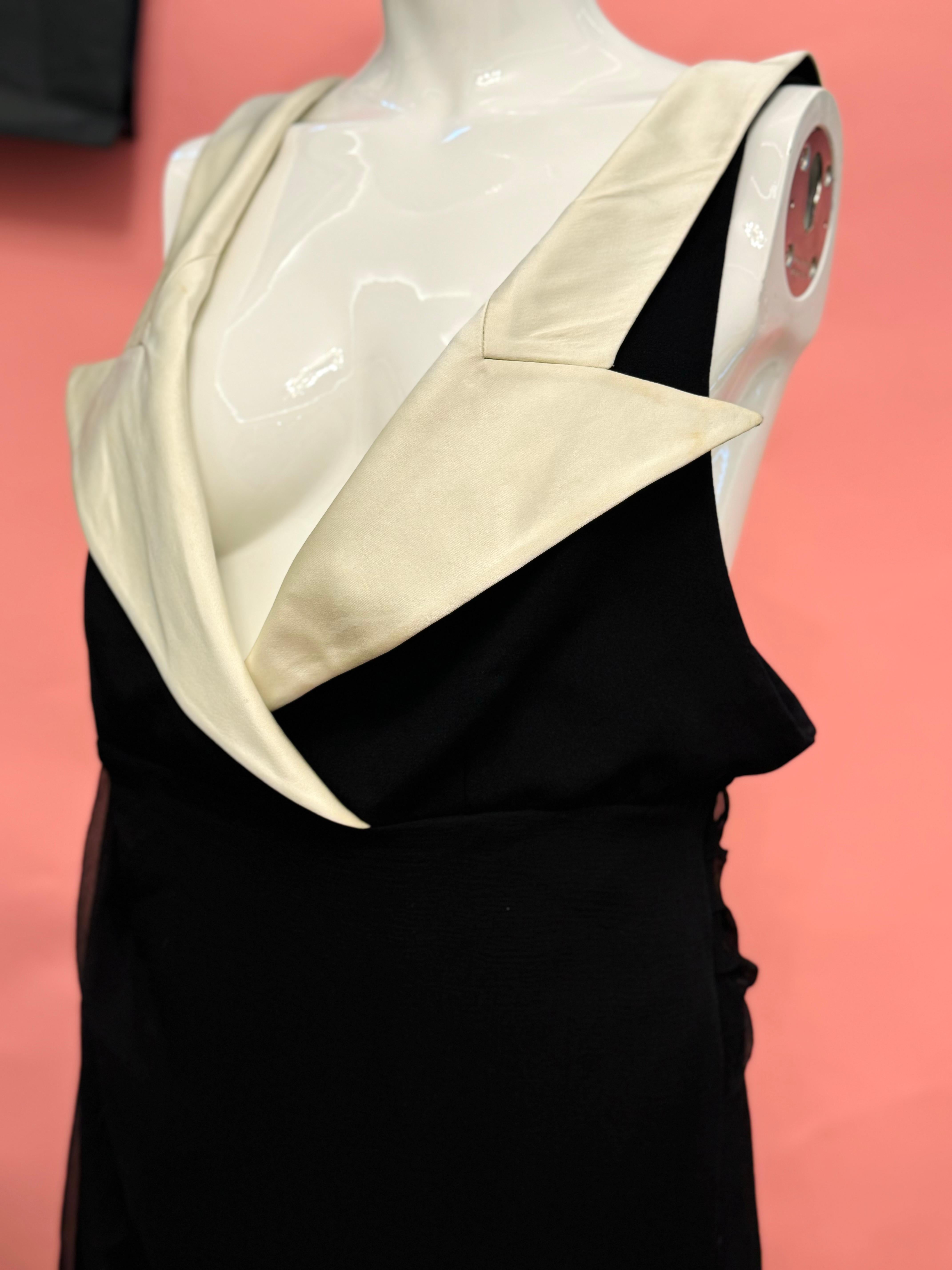 Robe du soir en soie Christian Dior by Gianfranco Ferré en vente 4