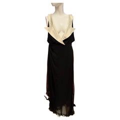 Robe du soir en soie Christian Dior by Gianfranco Ferré