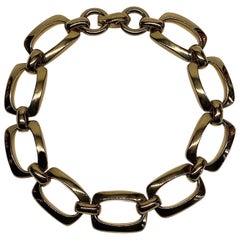 Christian Dior, by Henke & Grosse, 1970s Gold Link Necklace