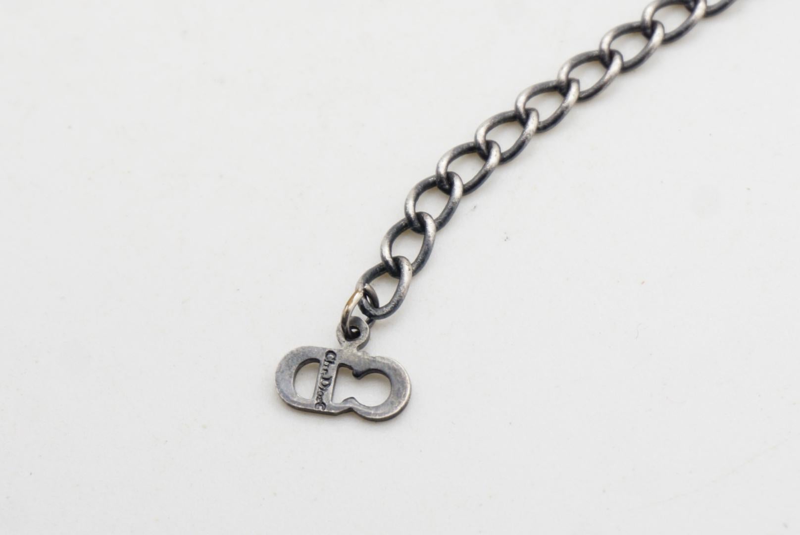 CHRISTIAN DIOR for John Galliano for Christian Dior 1997 Fall Sparkling Crystals Leaf Bib Necklace (Collier à plastron en forme de feuille avec cristaux étincelants) en vente 13