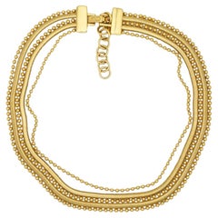 CHRISTIAN DIOR by John Galliano 1997 Masai Beads Coil 5 Five Strands Necklace