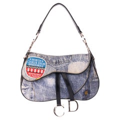 Christian Dior for Christian Dior 2001, borsa da sella doppia speedway di John Galliano