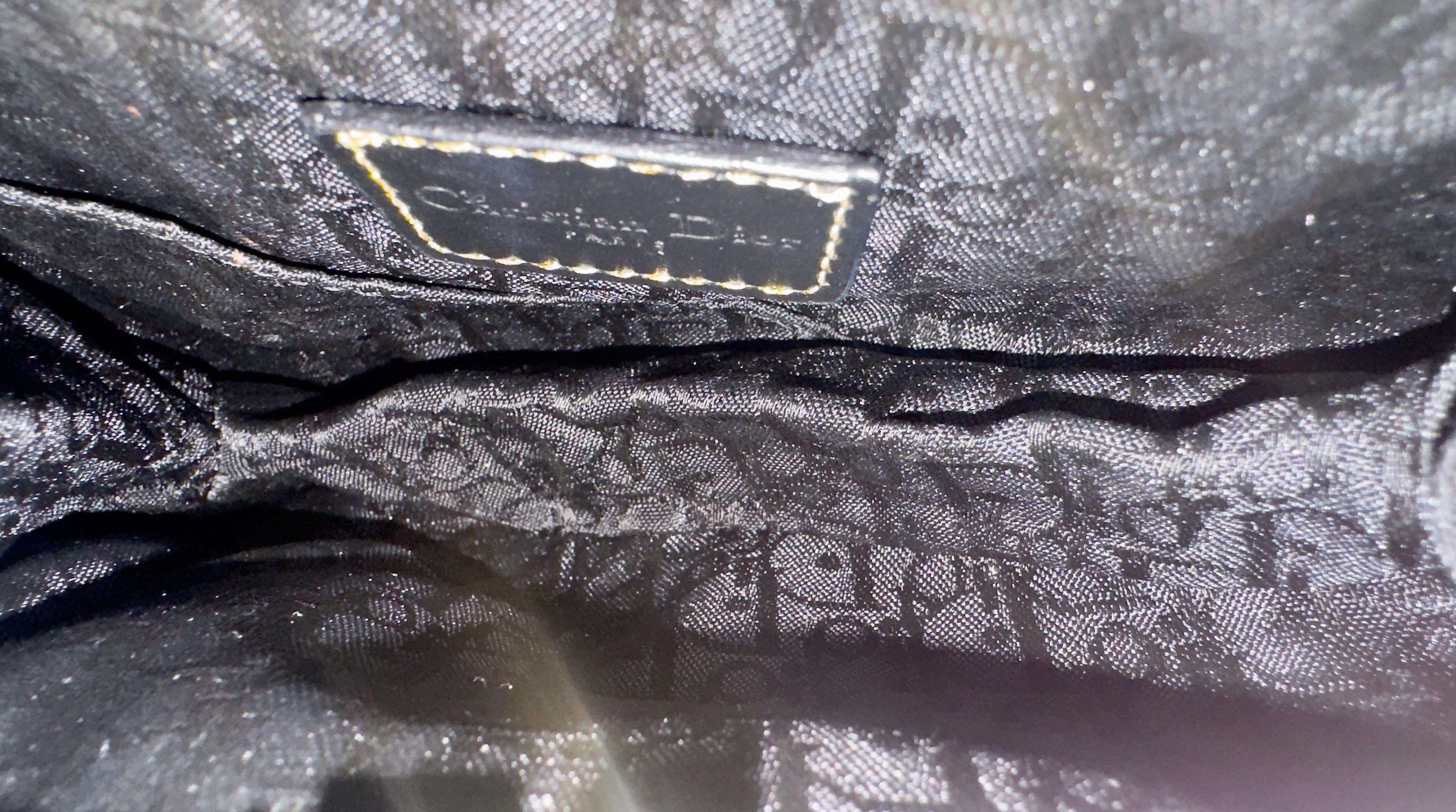 Christian Dior by John Galliano 2002 Matte Python Skin Saddle Bag & Mirror 9