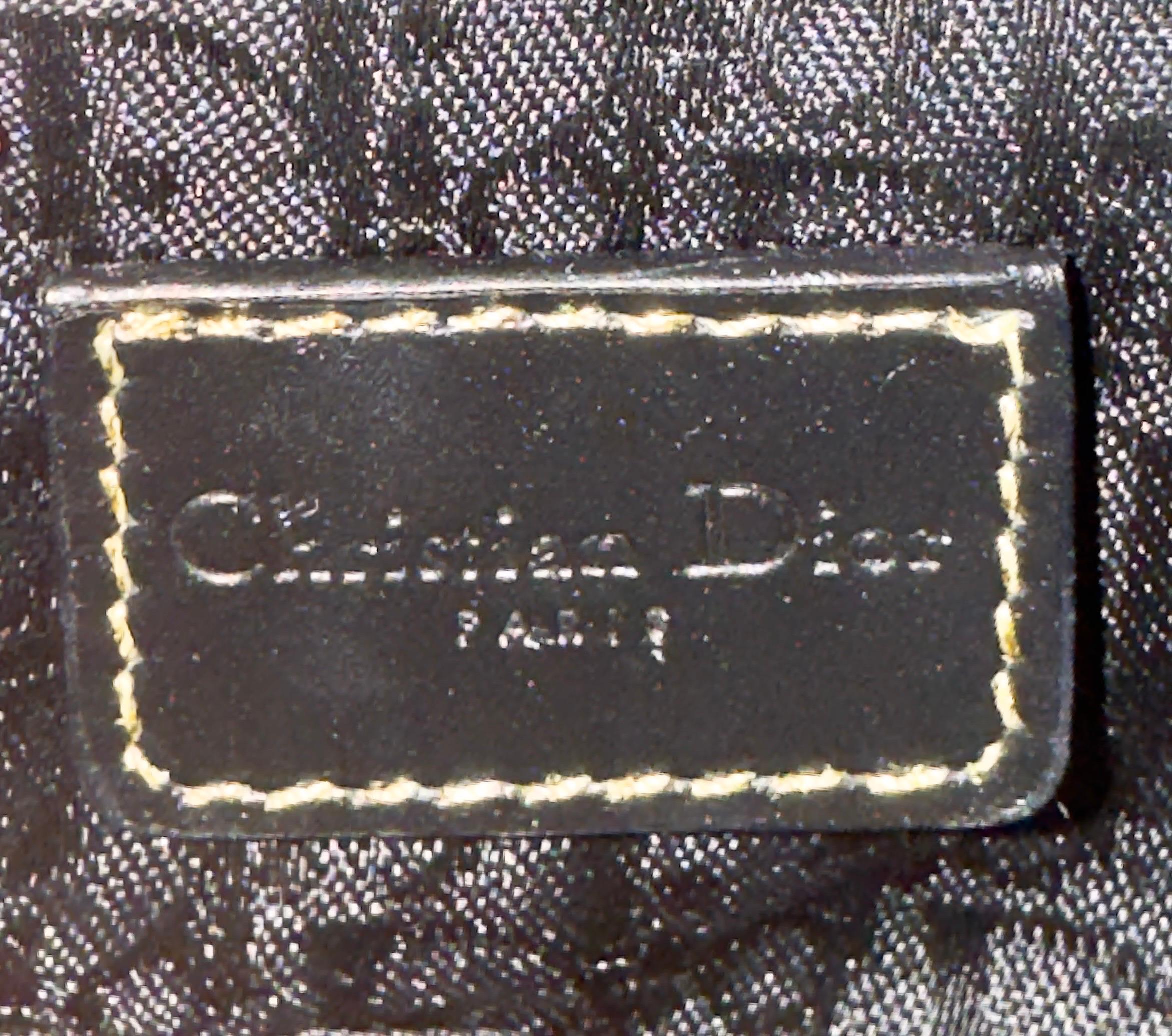 Christian Dior by John Galliano 2002 Matte Python Skin Saddle Bag & Mirror 10