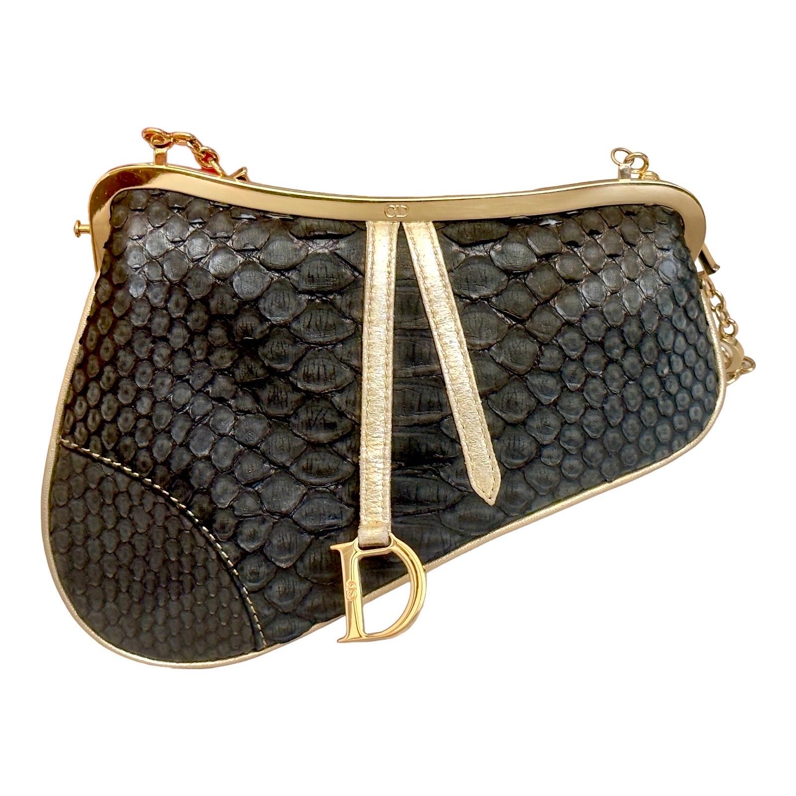 A rare Christian Dior mini evening saddle bag designed by John Galliano
From a collectable, limited edition in 2002
Offered only in Dior flagship stores to a limited clientele
Get this true jewel to upgrade your outfit - a superbe 