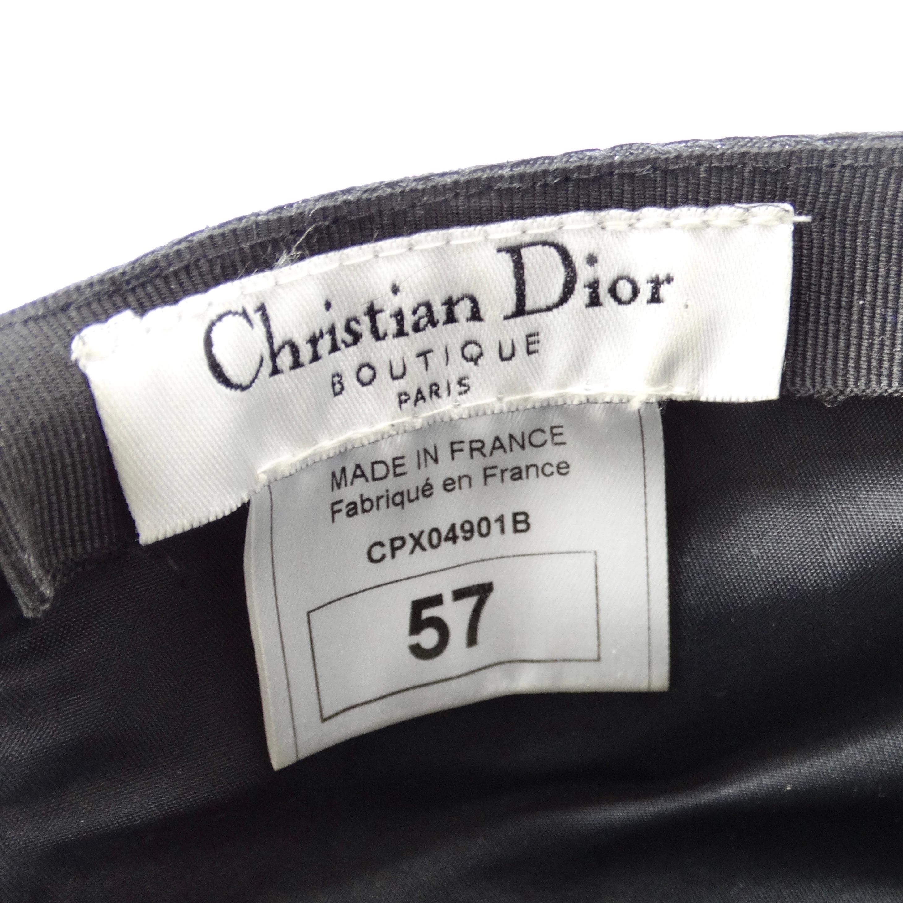 Christian Dior by John Galliano 2002 Trotter Monogramm Baseballkappe mit Monogramm im Angebot 8