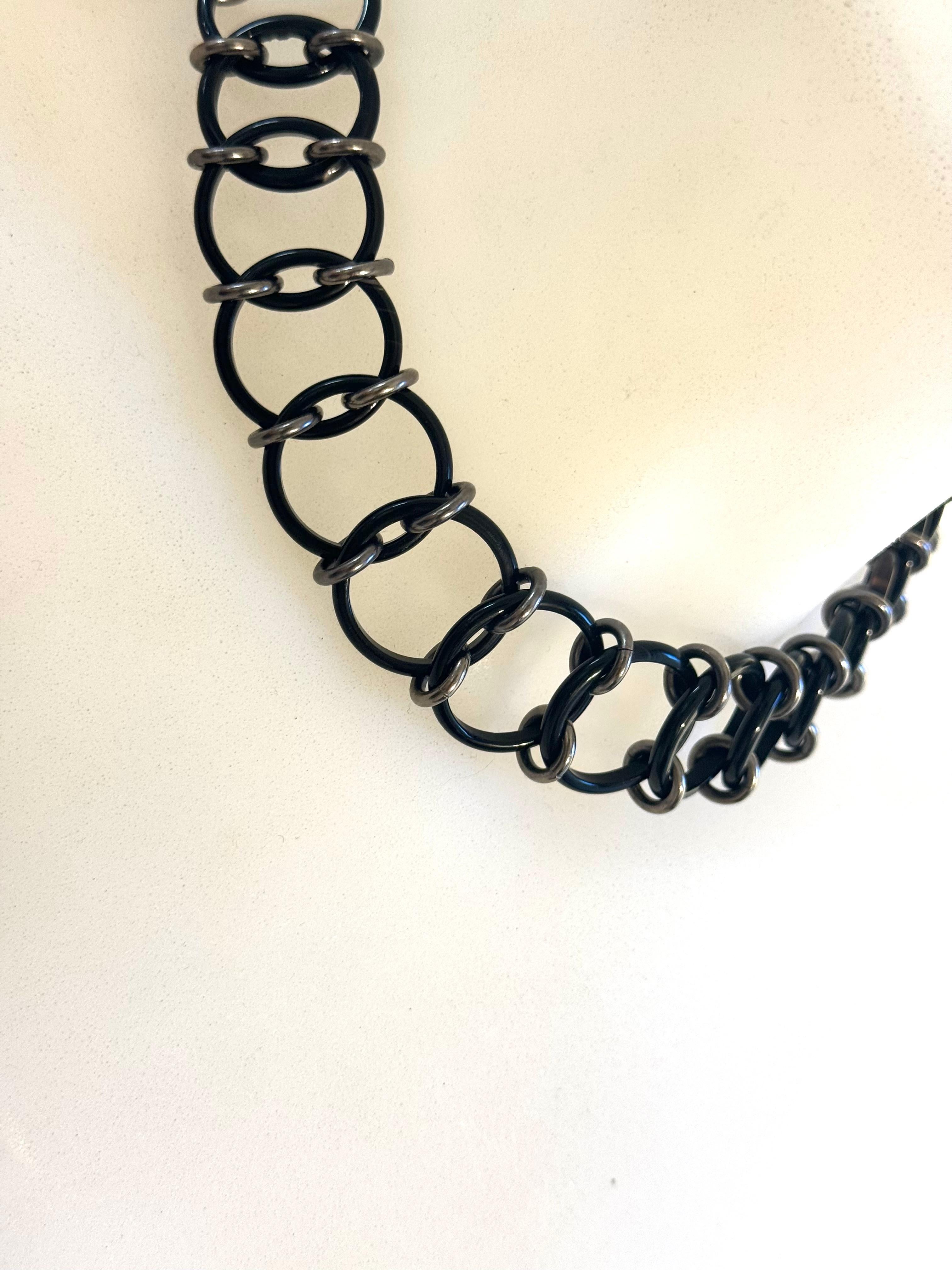 Christian Dior by John Galliano 2003 Hardcore Choker Necklace  For Sale 3