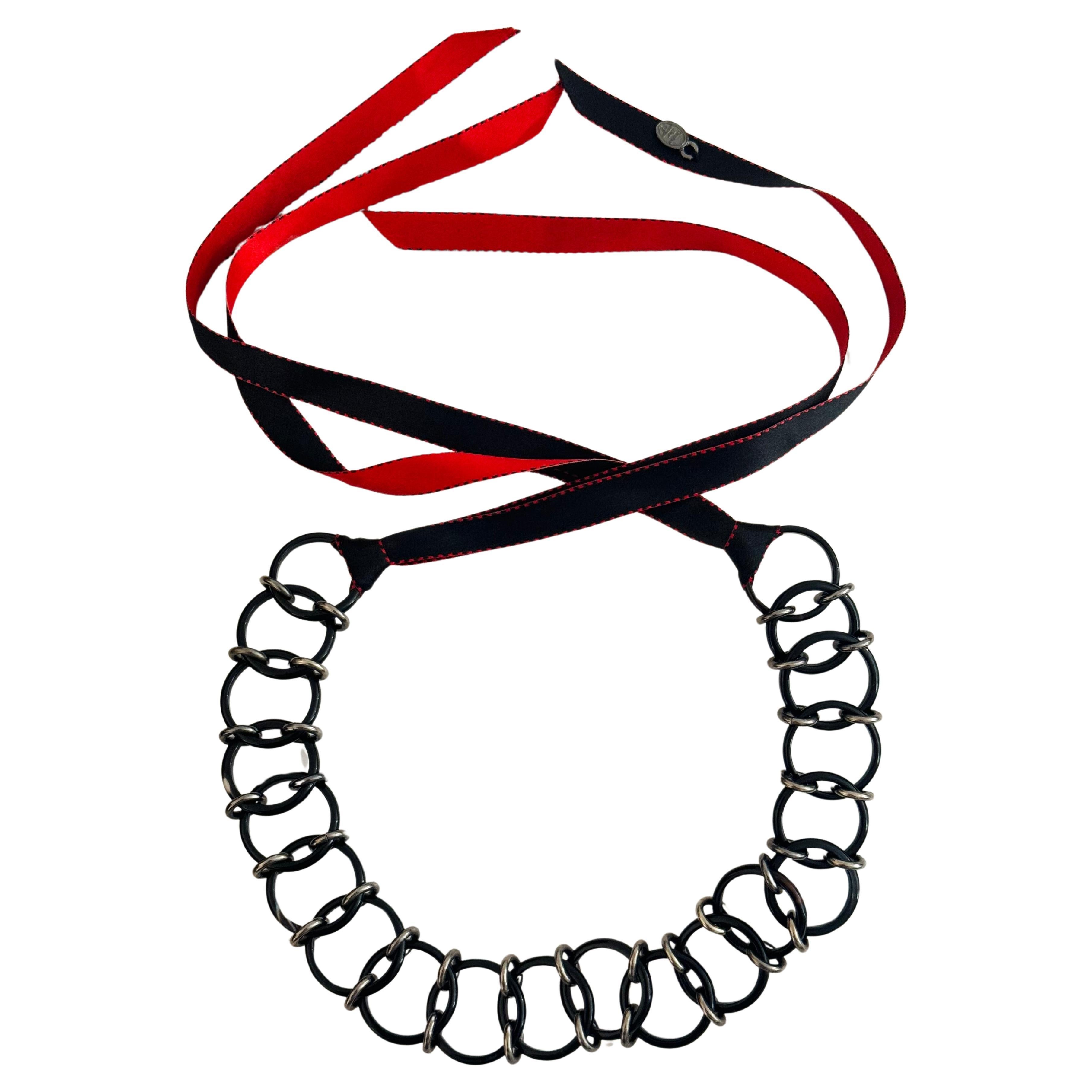 Christian Dior by John Galliano 2003 Hardcore Choker Necklace  For Sale