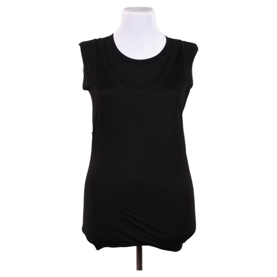Christian Dior by John Galliano Iconic Black J'Adore Dior Tank Top