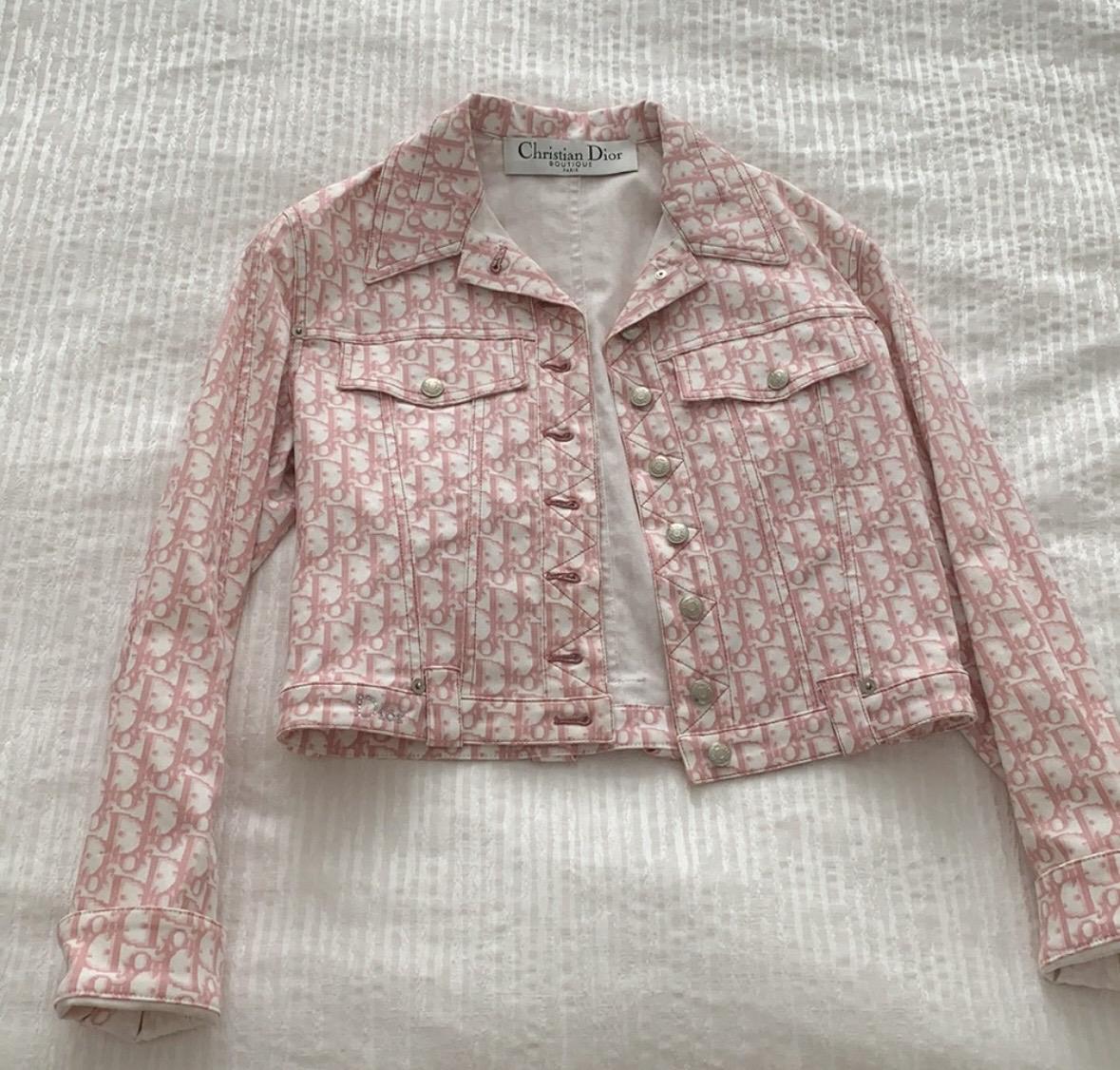 Christian Dior by John Galliano 2004 Girly monogram jacket  For Sale 3
