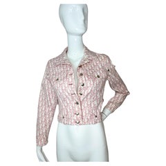 Christian Dior by John Galliano 2004 Girly monogram jacket 