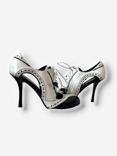 Christian Dior by John Galliano 2004 Spectator Patent Leather Pumps