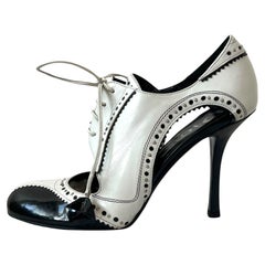 Christian Dior by John Galliano 2004 Spectator Patent Leather Pumps