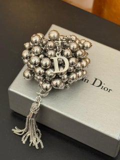 Christian Dior by John Galliano 2005 collection massive silver tassel ring